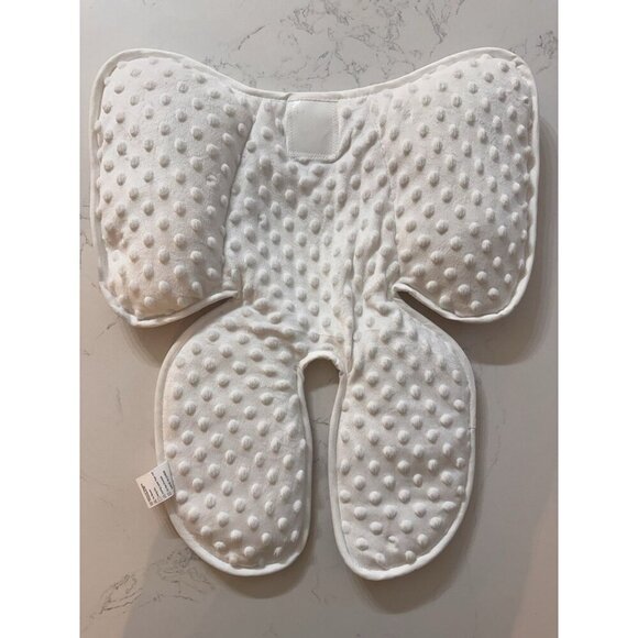 Infant Car Seat Insert Support Floral Soft Minky Dot Reversible 2-sided Spring - Picture 4 of 7